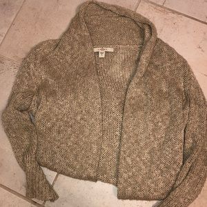 Brown cardigan